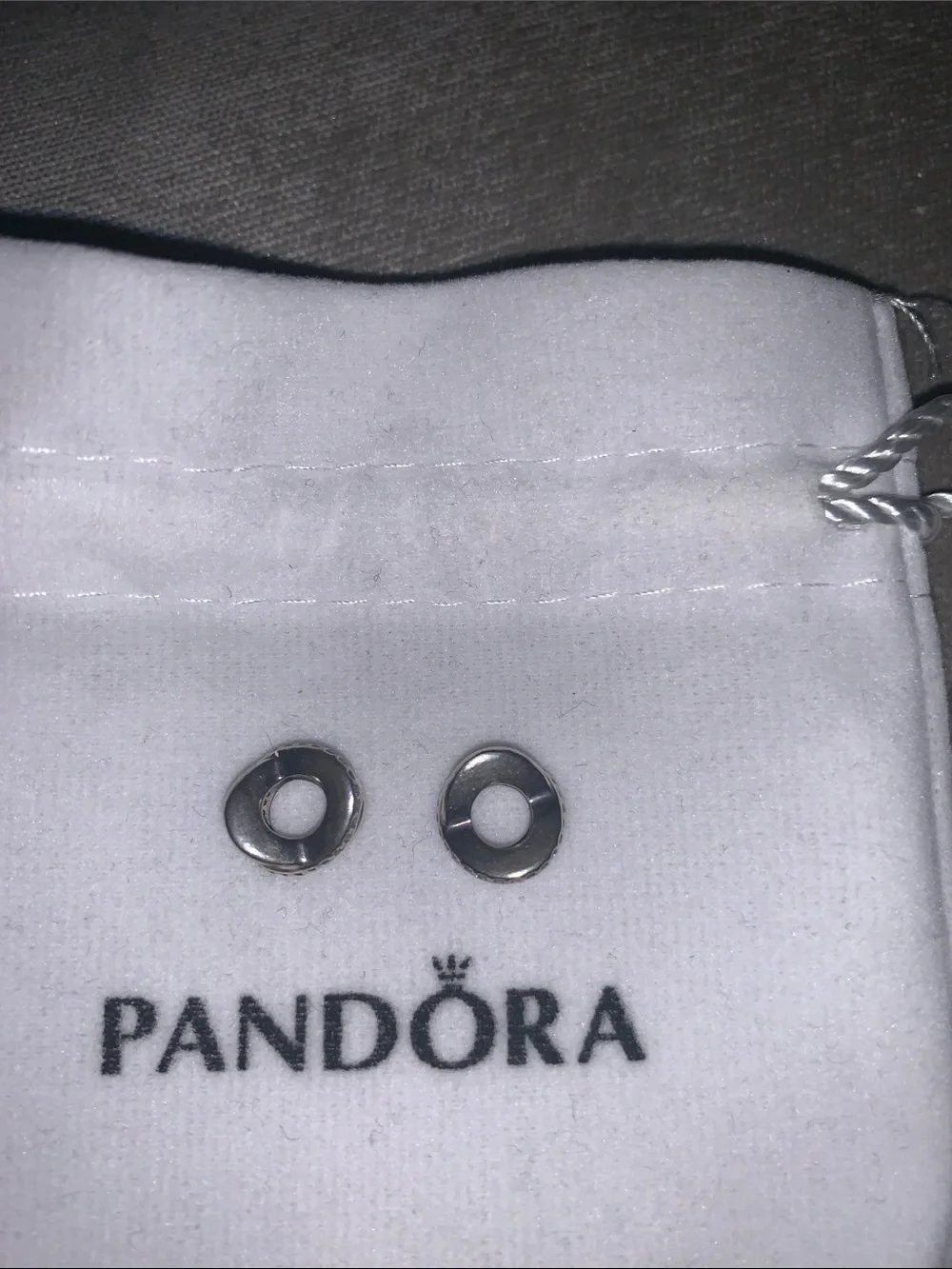 Pandora Silver Interchangeable Twisted Spacer and Round Spacer Charms